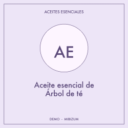 Aceite esencial de Árbol de té