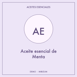 Aceite esencial de Menta