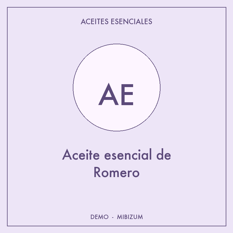 Aceite esencial de Romero