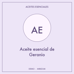 Aceite esencial de Geranio