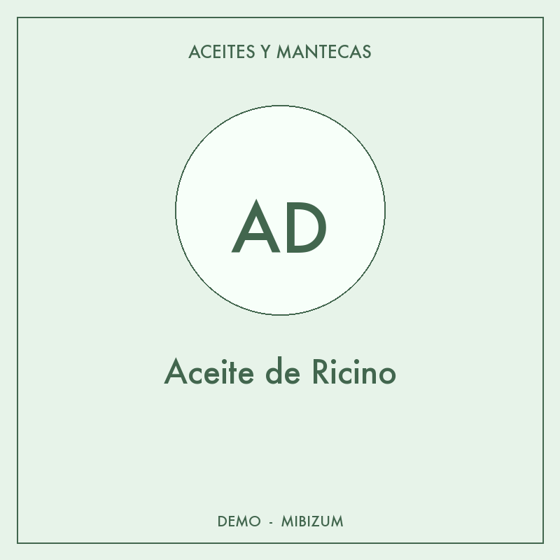 Aceite de Ricino