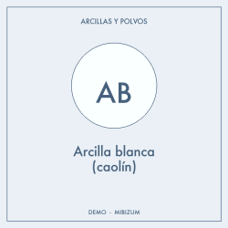 Arcilla blanca (caolín)