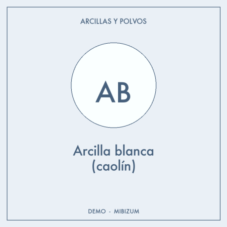 Arcilla blanca (caolín)