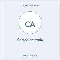 Carbón activado