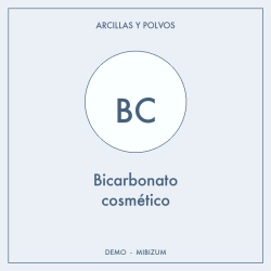 Bicarbonato cosmético