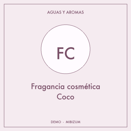 Fragancia cosmética Coco