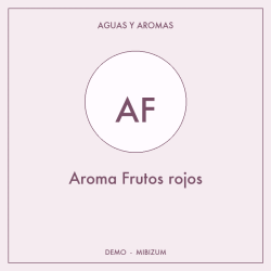 Aroma Frutos rojos